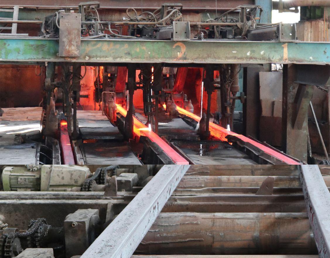 تولید شمش سایز ۱۲۵ × ۱۲۵ در مجتمع فولاد صنعت بناب