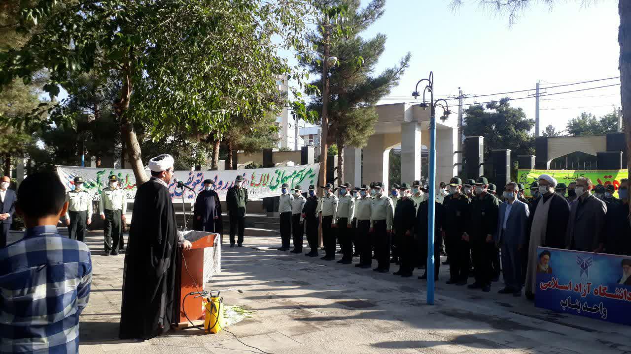 مزار شهدای گلگون کفن بناب غبارروبی و عطرافشانی شد+ تصاویر