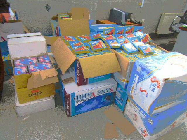 کشف بیش از ۳ هزارعدد مواد محترقه در”بناب”