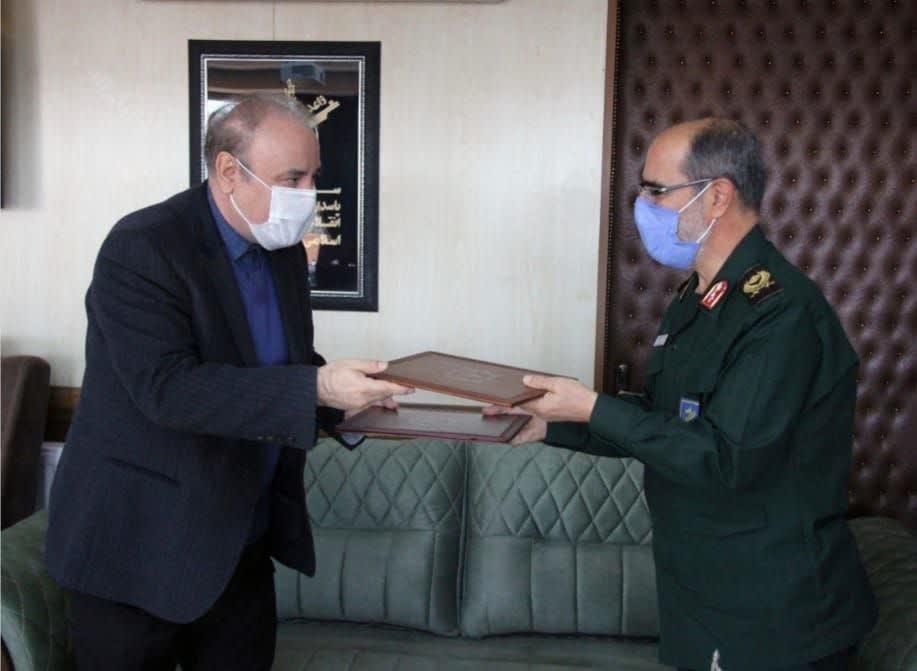 انعقاد تفاهم نامه همکاری سپاه عاشورا و شرکت گاز استان آذربایجان شرقی