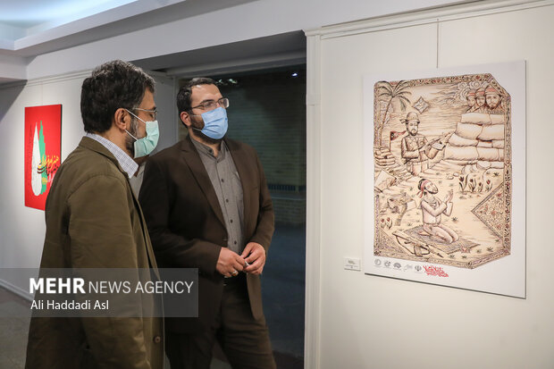 نمایشگاه‌های آثار تجسمی به مناسبت «هفته هنر انقلاب» افتتاح شد