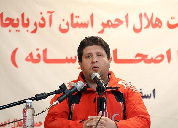 درآمدهای پایدار هلال احمر آذربایجان شرقی ۶ برابر شده است
