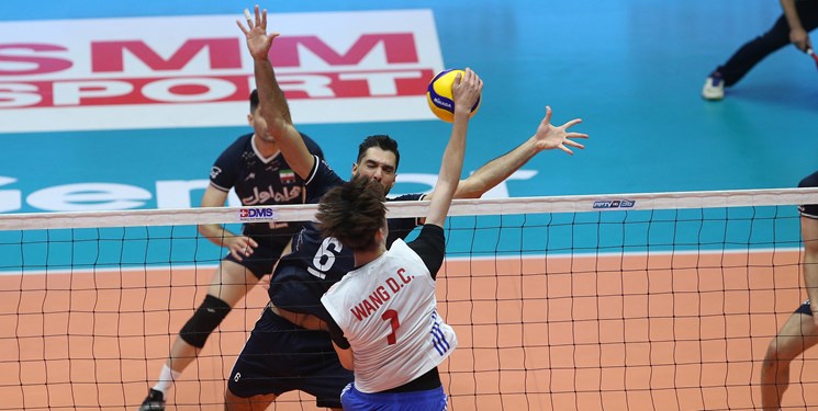 والیبال قهرمانی آسیا| دیوار چین فرو ریخت و ایران فینالیست شد