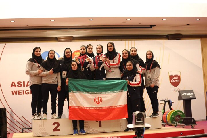 ۶مدال دختران وزنهبردار در قهرمانی نوجوانان و جوانان آسیا