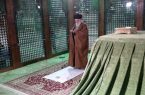 حضور رهبر انقلاب در حرم امام و گلزار شهدا