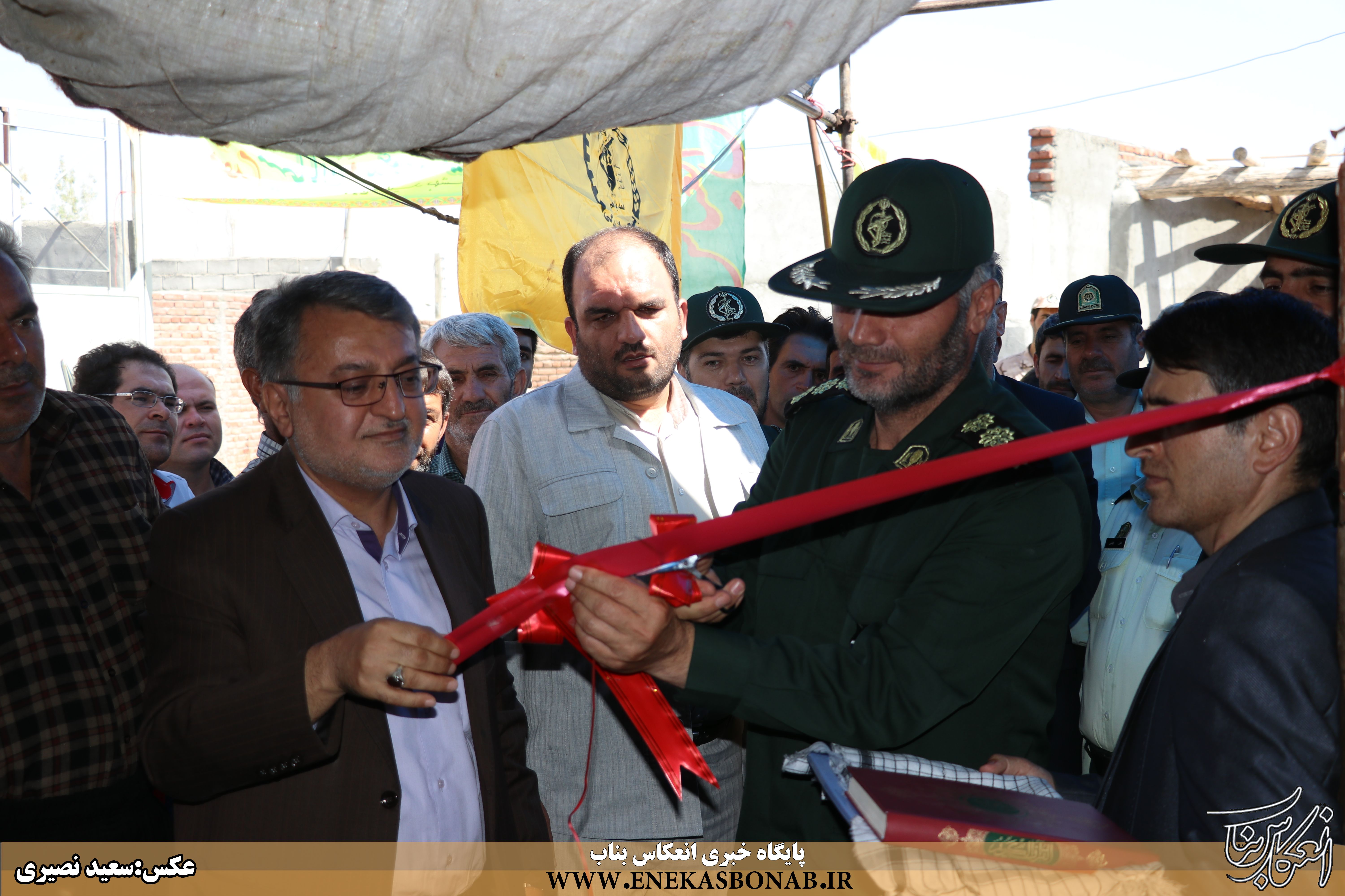 طرح پروار بندی دام ۱۵ رأسی در شهرستان بناب افتتاح و به بهره برداری رسید+ تصاویر