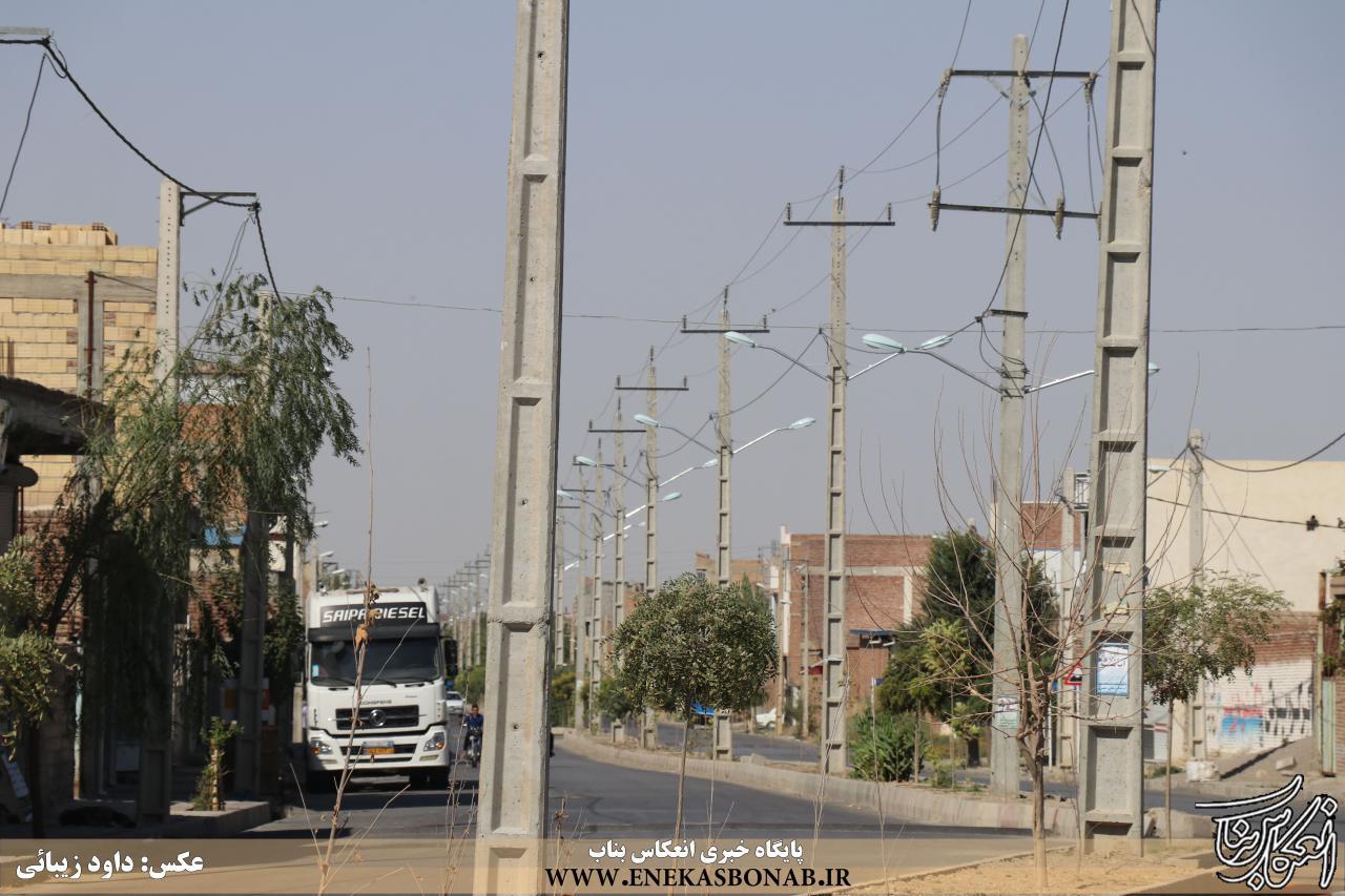 طرح تامین روشنایی بلوار ورودی روستای علی خواجه بناب افتتاح و به بهره برداری رسید+ تصاویر