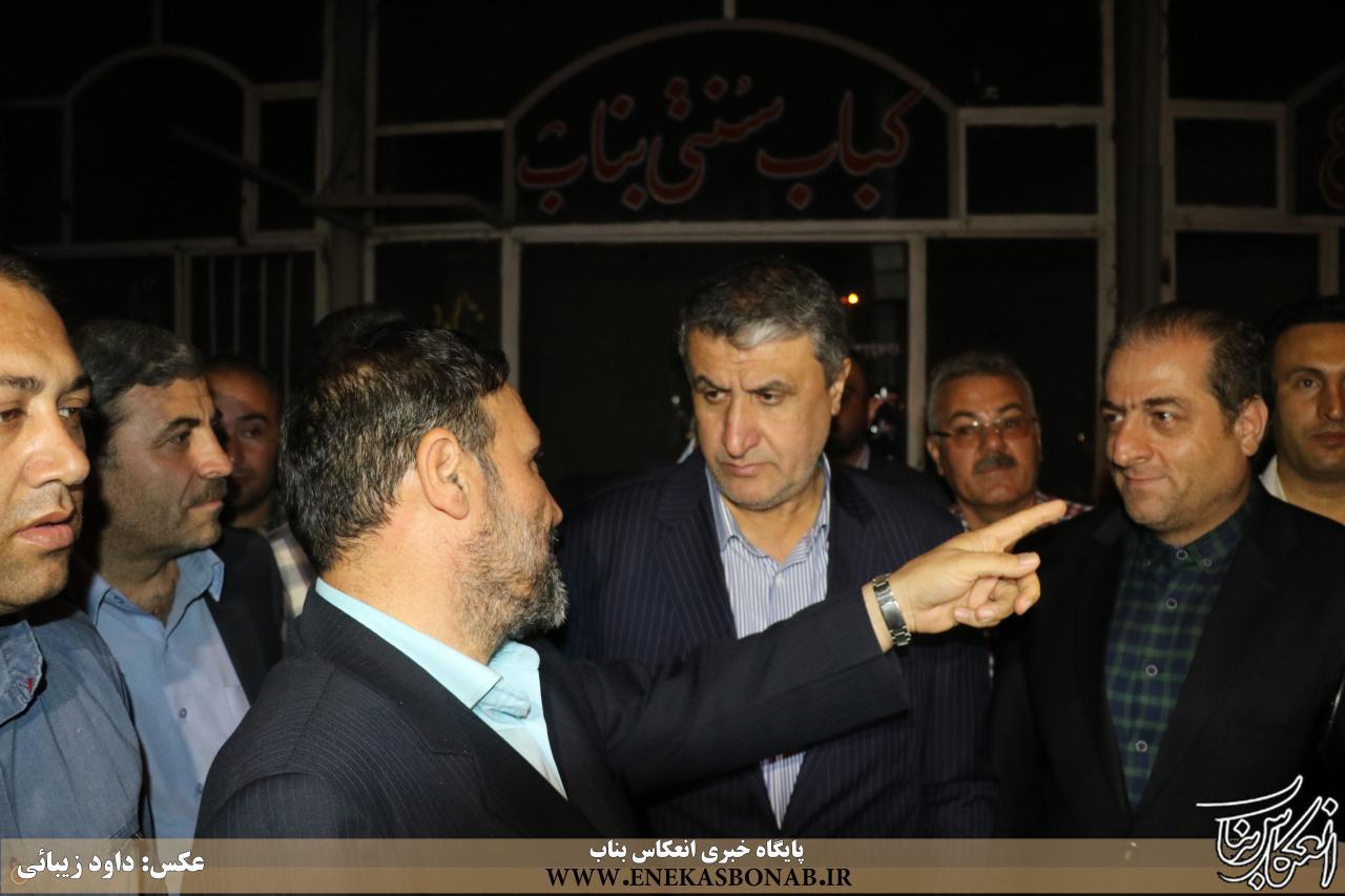 وزیر راه و شهر سازی از پروژه های در حال احداث این وزارت در بناب بازدید کرد+ تصاویر