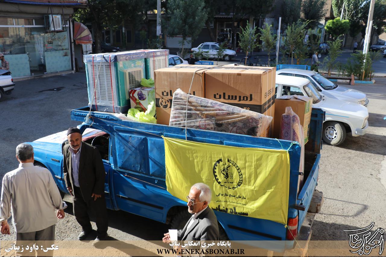 کمک های مردمی مسجد مهرآباد بناب به مناطق سیل زده کشور ارسال شد+ تصاویر