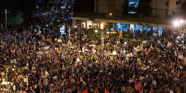 تظاهرات در تل آویو علیه سیاست‌های «بنیامین نتانیاهو»