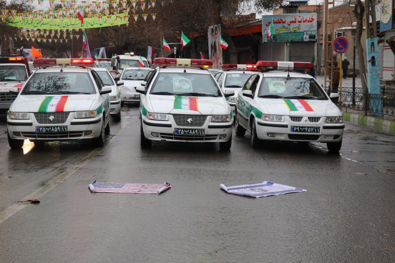 راهپیمایی تماشایی ۲۲ بهمن در شهرستان بناب