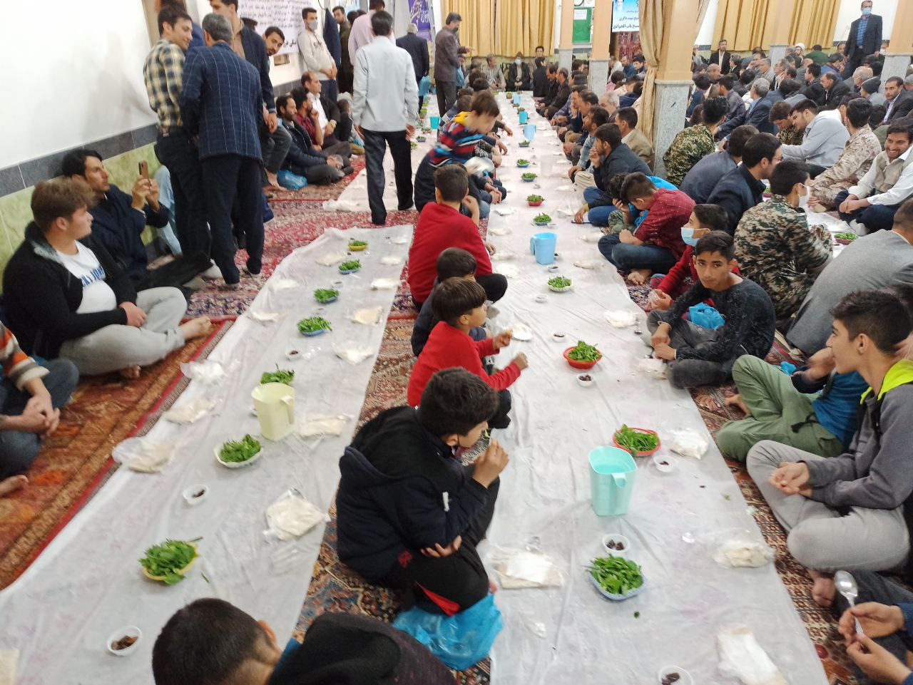 سومین ضیافت افطاری اطعام علوی در دیزج #بناب برگزار شد