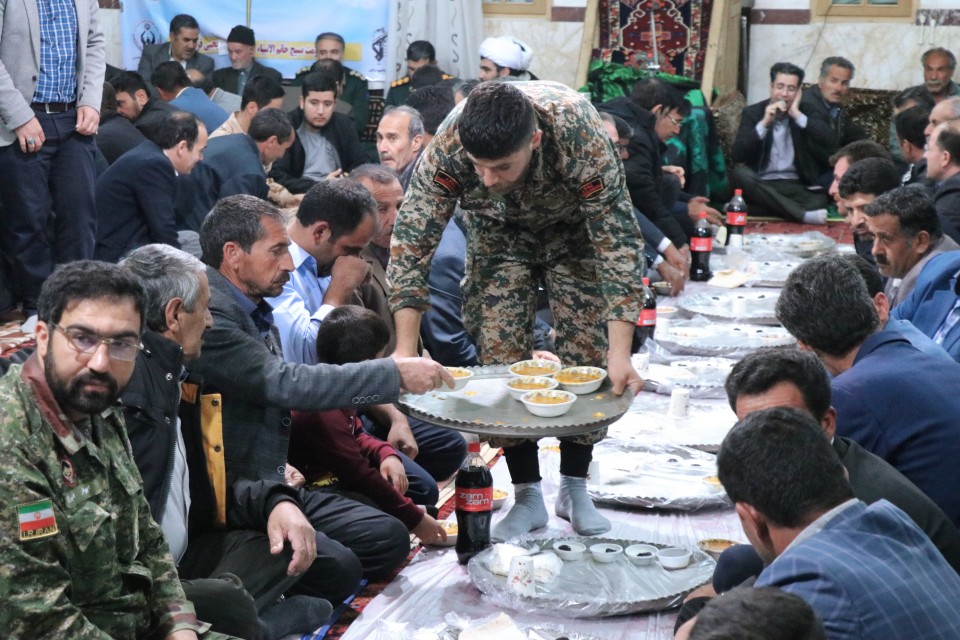 برپایی ضیافت اطعام علوی در روستای قره چپق و زوارق