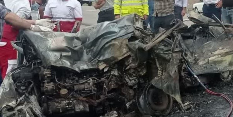 سانحه رانندگی درهشترود ۲ فوتی برجای گذاشت