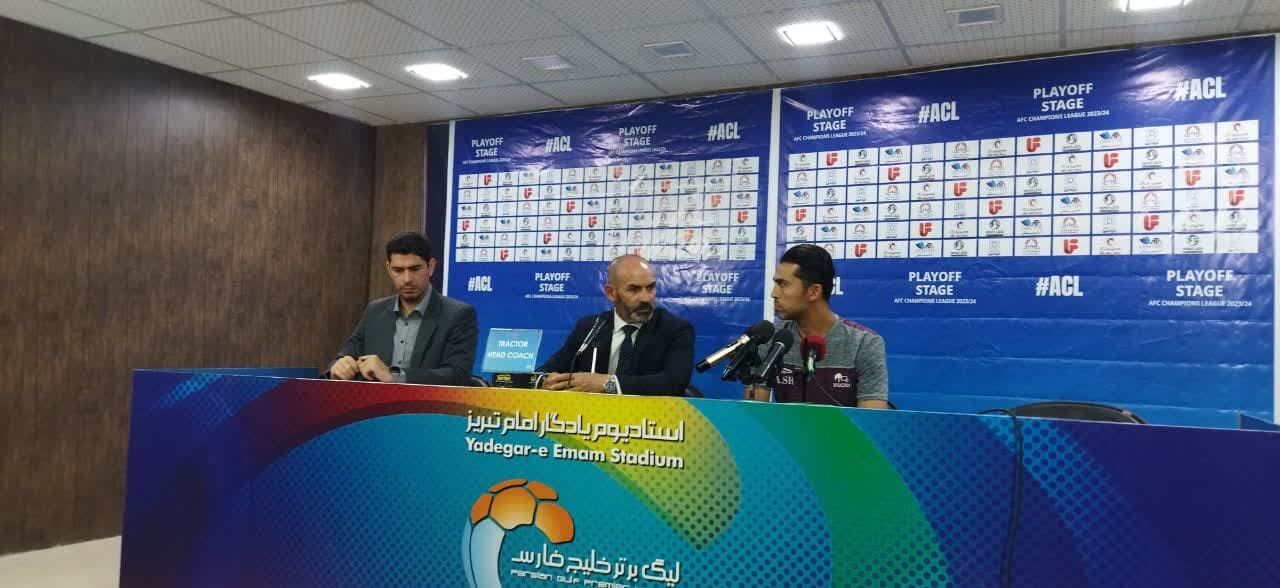 سرمربی تراکتور: خودمان به الشارجه موقعیت دادیم