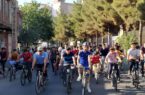 همایش دوچرخه سواری همگانی در شهرستان بناب برگزار شد