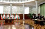 امضای ۱۸ سند و یک بیانیه تفاهم همکاری میان ایران و تاجیکستان