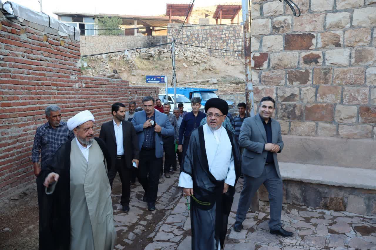 دیدار امام جمعه بناب با مردم روستای توتاخانه