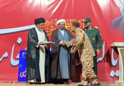 قدردانی از تلاشهای شهردار بناب در اجتماع باشکوه مردم انقلابی در میدان امام حسین(ع)